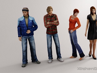 Reallusion iClone  3D City People - SKP import