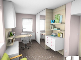Student room for a girl I-02b
