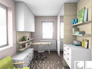 Student room for a girl I-03b